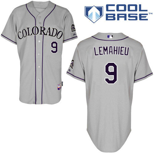 Rockies #9 DJ LeMahieu Grey Cool Base Stitched Youth MLB Jersey